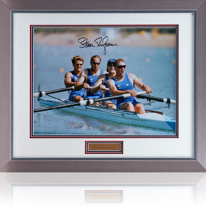 Sir Steven Redgrave Signed Photograph