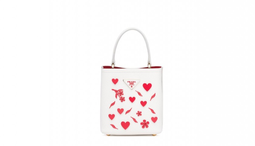 Accessori da borsa Prada Donna | Charm per borsa a forma di cuore Rosa  ,Rosso » Livignielivigni