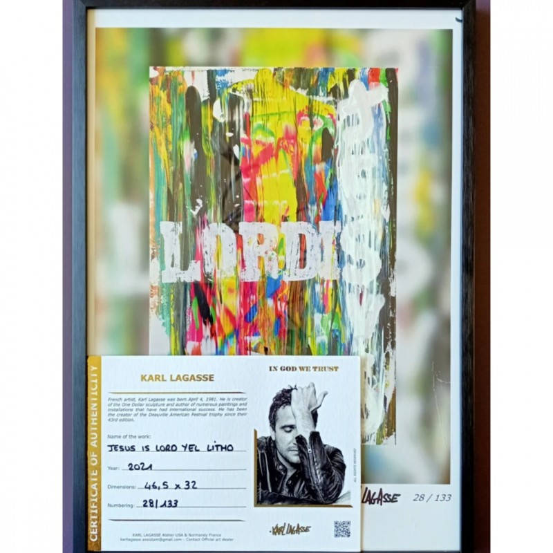 "Jesus is Lord" LE 28/133 Signed by Karl Lagasse 