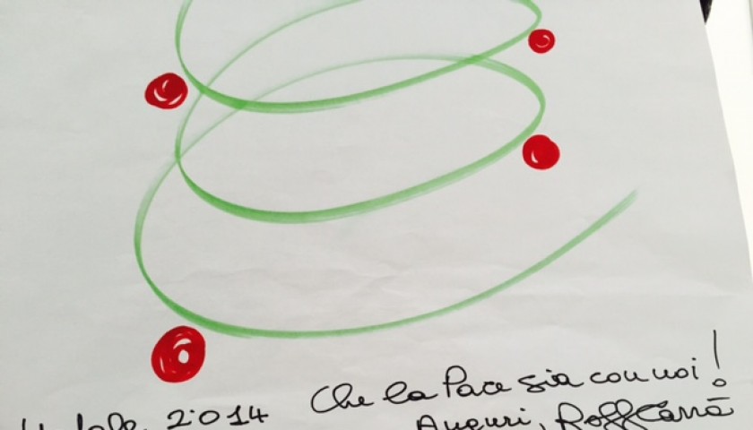 Buon Natale Raffaella Carra.Auguri Di Natale Disegnati Da Raffaella Carra Charitystars