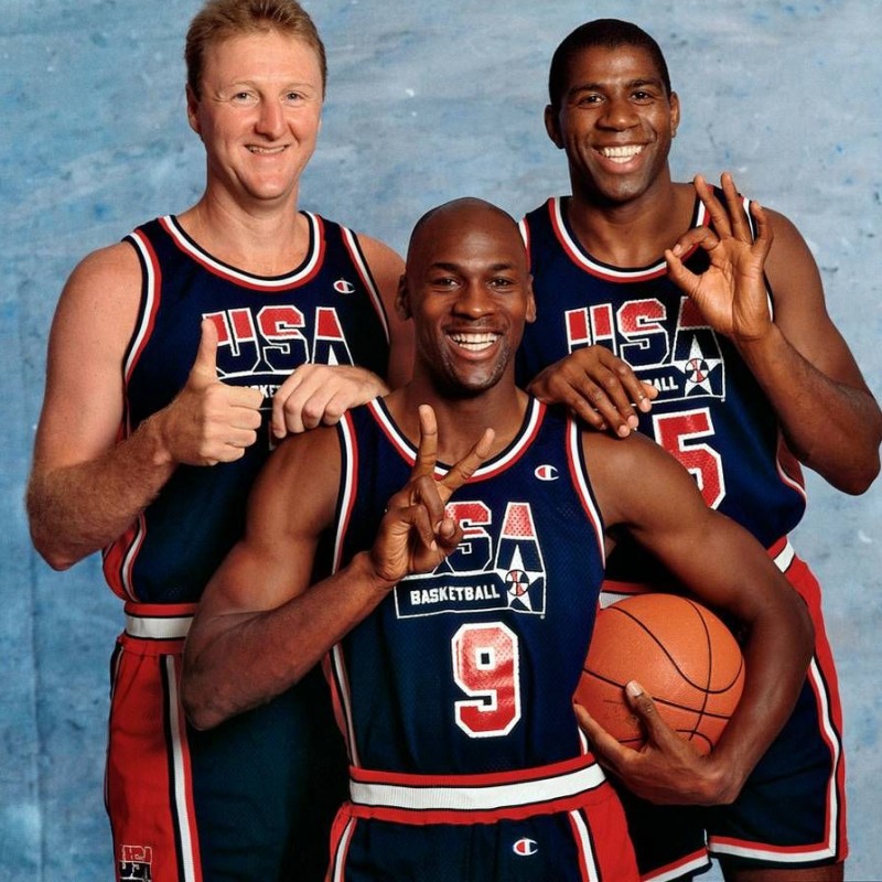 dream team signed basketball