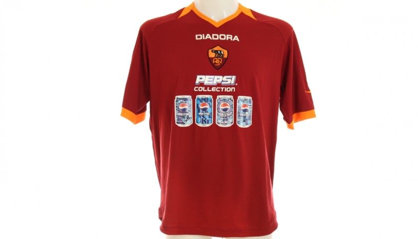 De Rossi's Worn Shirt, Roma-AC Milan 2007 - CharityStars