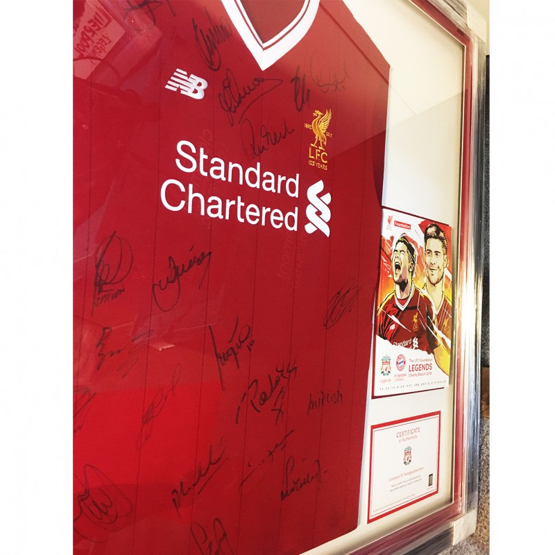 LFC Legends Signed shirt from LFC Legends Match 2018