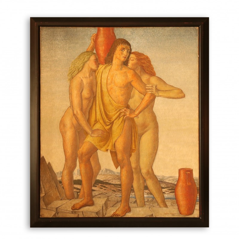 Painting by Harry Morley - Walker Art Gallery Liverpool
