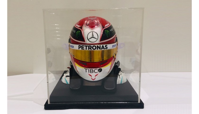 Casco Replica Mercedes di Lewis Hamilton - CharityStars
