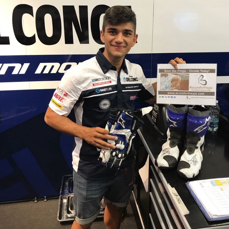 Jorge Martin Worn and Signed Boots