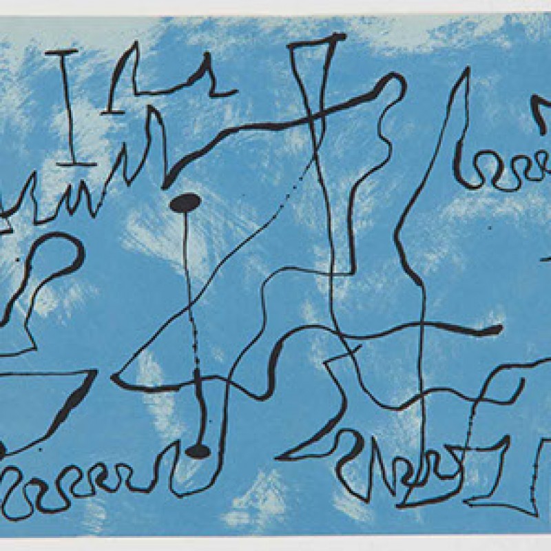 Joan Miró - Composition Blue