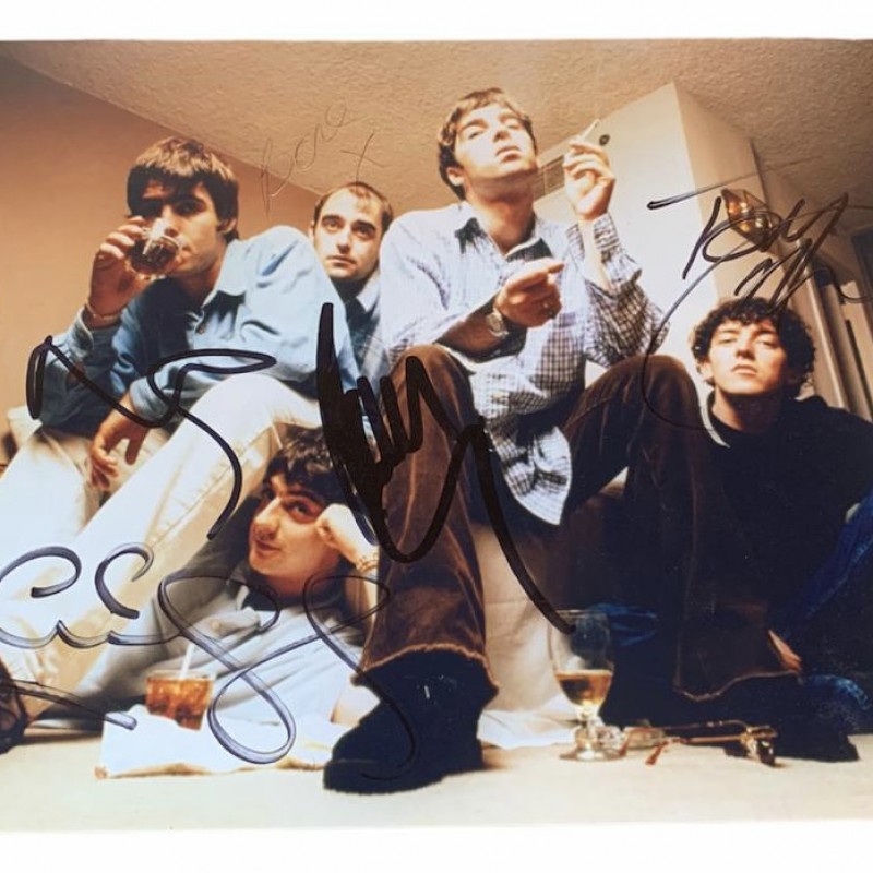 Oasis Signed Vintage Photograph