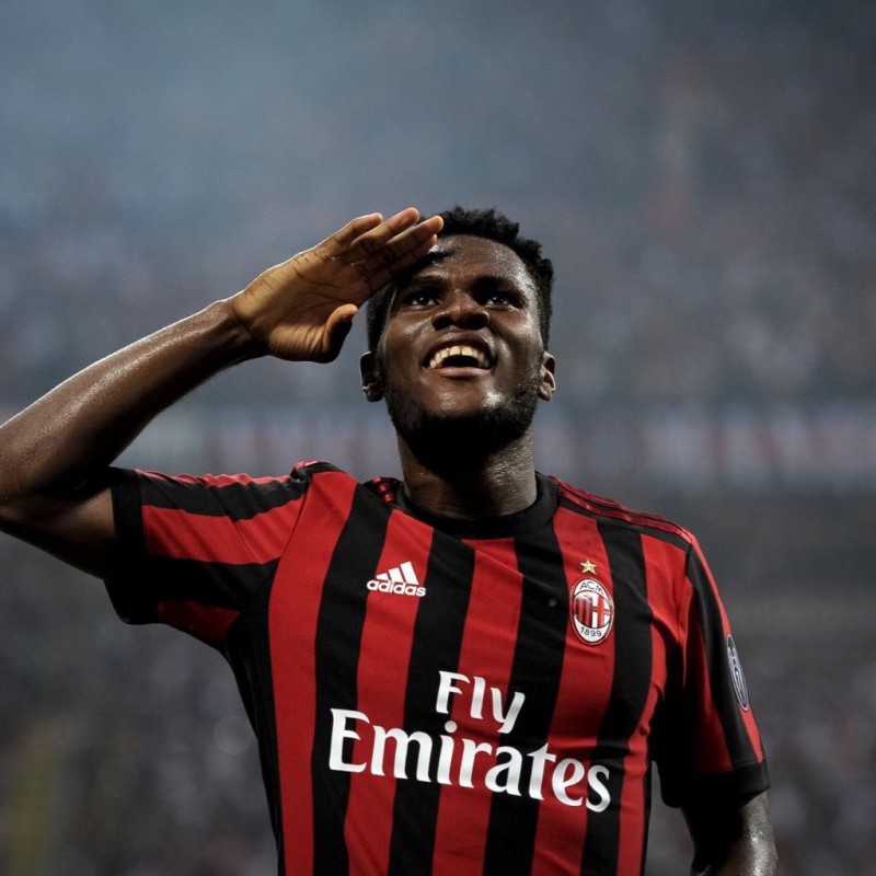 Kessie's Match-Worn Shirt, Milan-Shkendija 2017