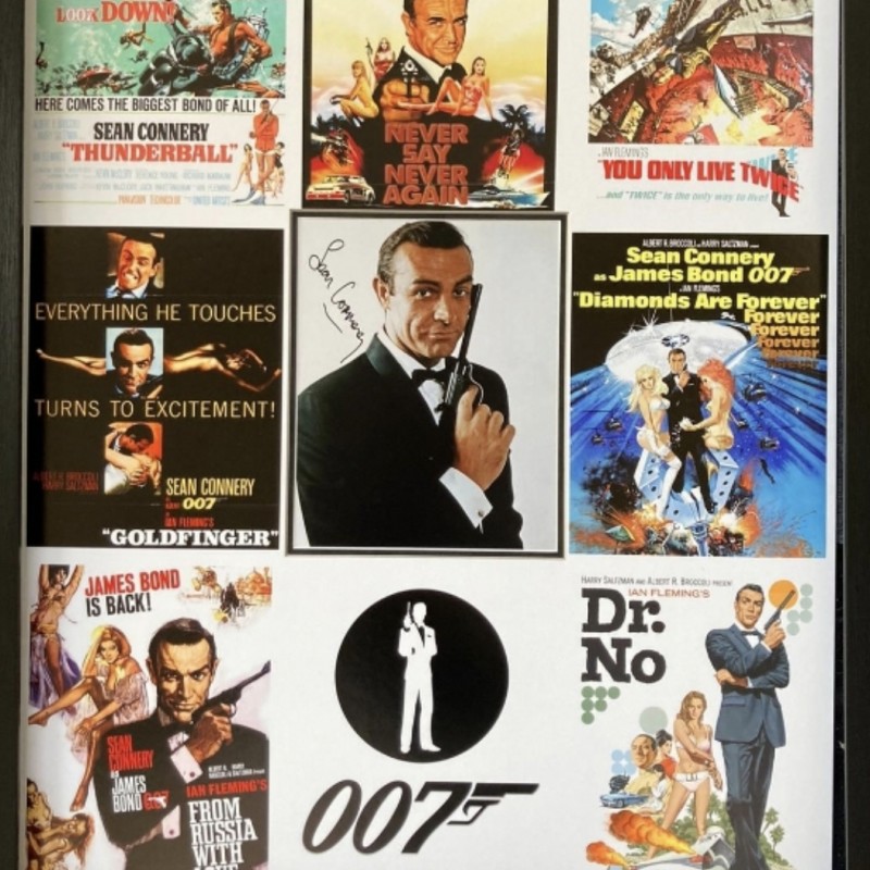 Sean Connery as James Bond, Signed Display