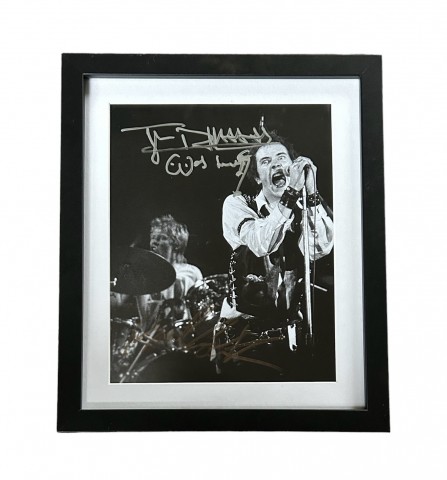 Johnny Rotten Signed and Framed Photograph - CharityStars