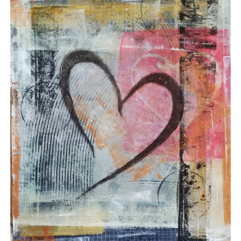 "Pink & Black" by Lara Androvandi