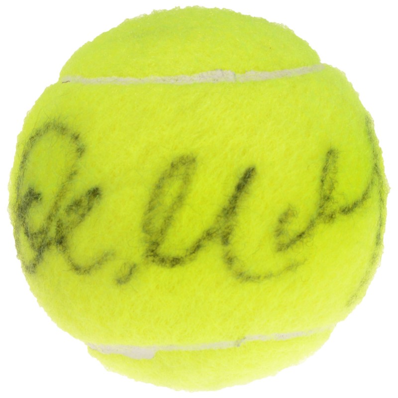 John McEnroe Hand Signed Tennis Ball