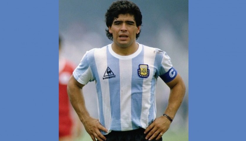 Maglia Maradona Argentina, 1986 - Autografata - CharityStars