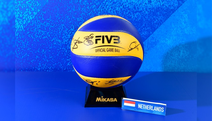 Official FIVB Volleyball Signed by the Netherlands National Volleyball