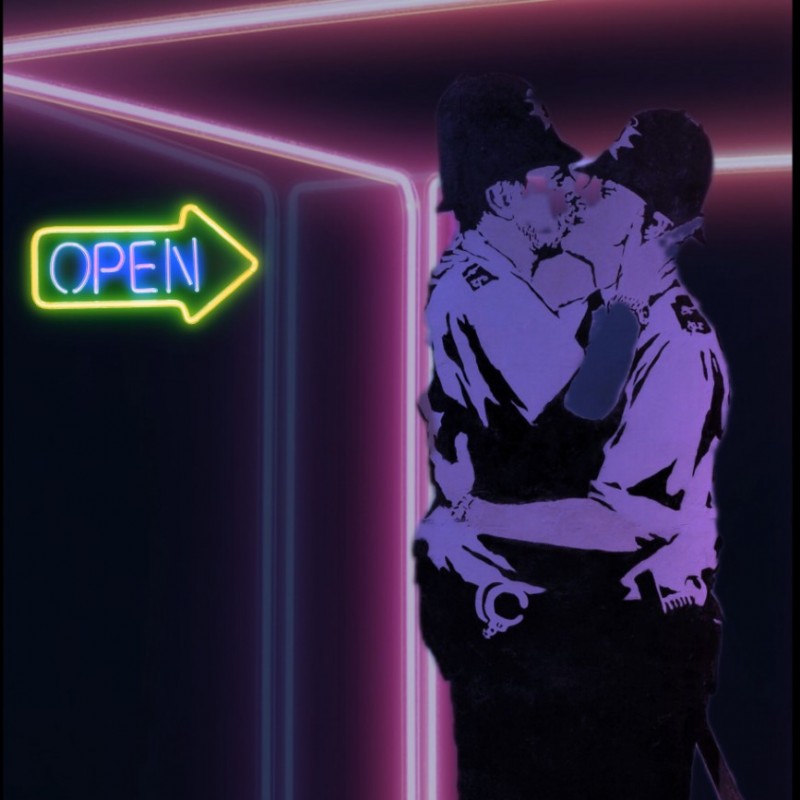 "The Kiss vs Banksy" by Mr Ogart