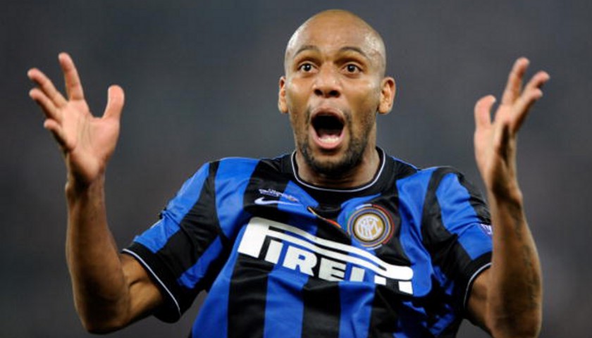 Maicon's MatchIssued/Worn Inter Shirt, 2009 World Football Challenge