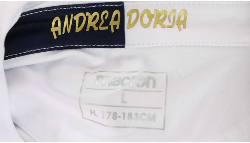 Maglia Quagliarella indossata Sampdoria-Milan 2020, SPECIALE 120 Anni  Andrea Doria - CharityStars