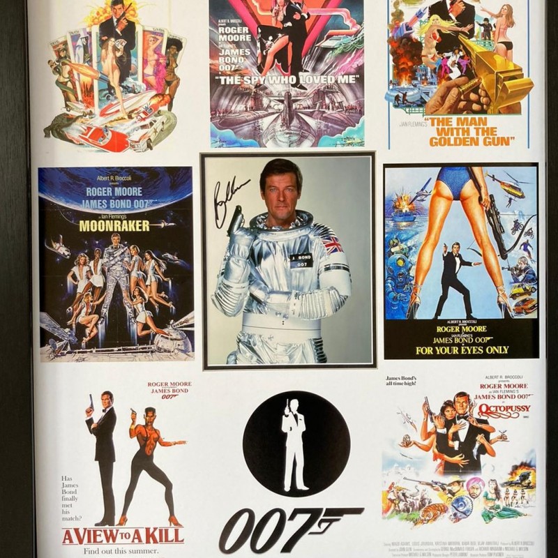 Roger Moore as James Bond, Signed Display