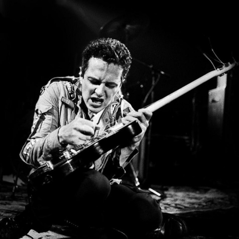 Joe Strummer from The Clash's Fender Campfire Guitar
