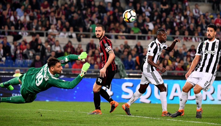 Donnarumma's Match-Worn Milan Gloves, 2018 TIM Cup Final ...