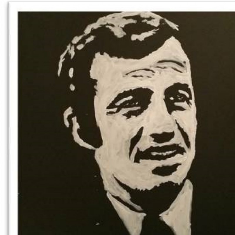 Belmondo Painting by Erik Black Painting