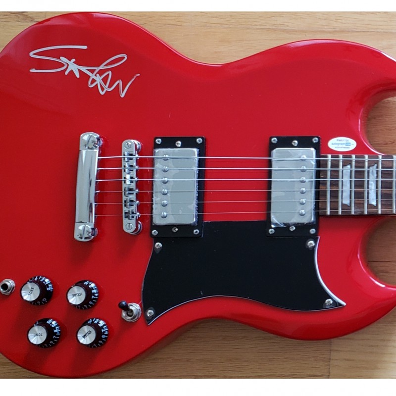 Anthrax Guitar Hand Signed by Scott Ian