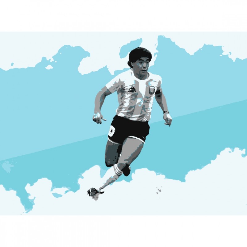 Diego Armando Maradona - Limited Edition Artwork by Mercury