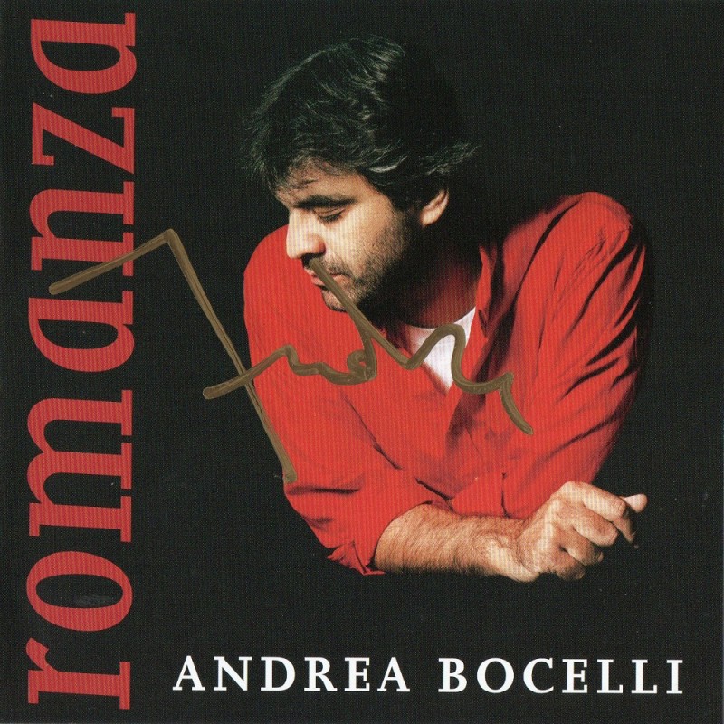 "Romanza" Album - Signed by Andrea Bocelli