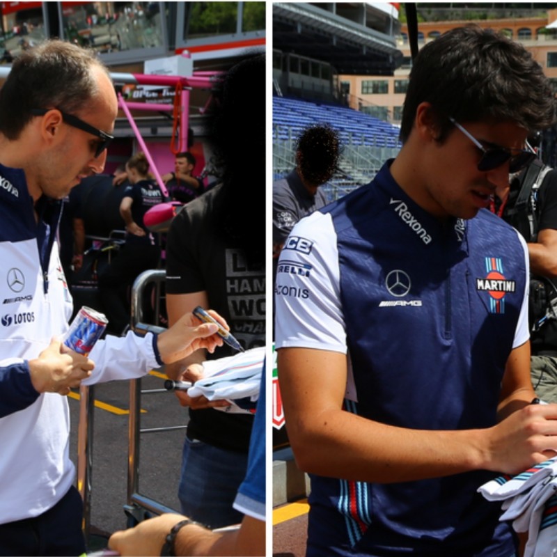 Official Williams 2018 Women's Shirt Signed by Stroll, Sirotkin and Kubica