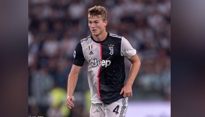 Maglia Ufficiale De Ligt Juventus, 2019/20 - Autografata - CharityStars