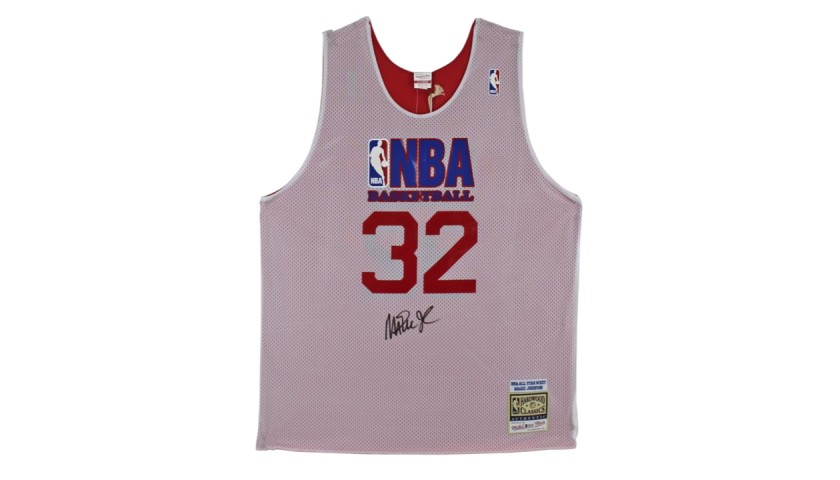 Magic johnson all star jersey Clearance