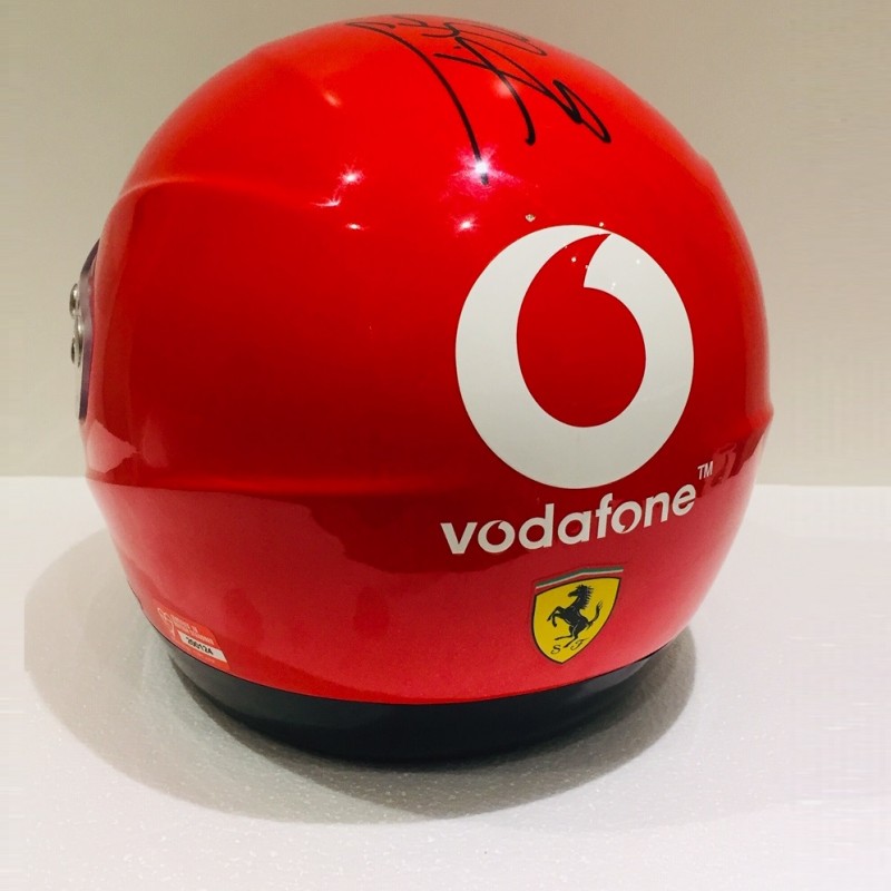 Michael Schumacher Signed Vodafone Ferrari Helmet