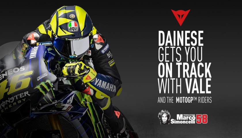 Dainese ti porta in pista con Valentino Rossi - CharityStars