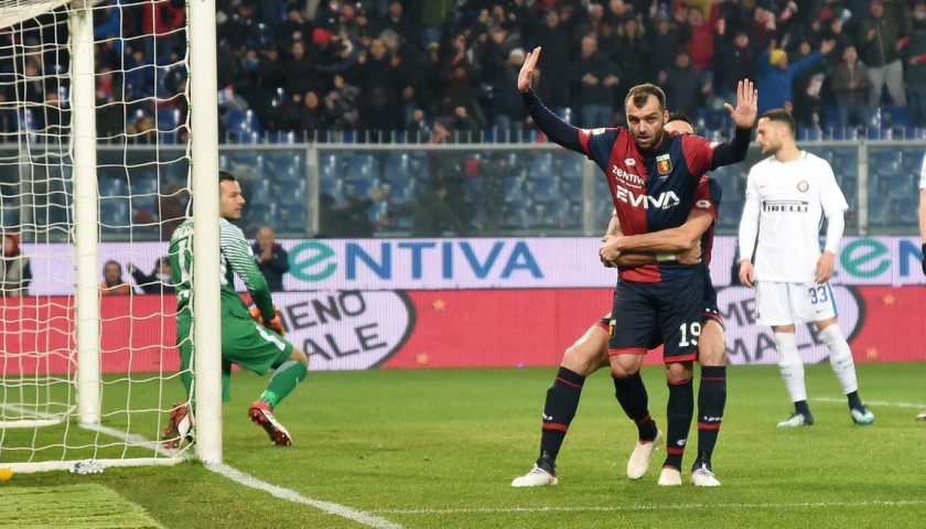 Maglia GOL Pandev indossata Genoa-Inter 2018 - Autografata - CharityStars