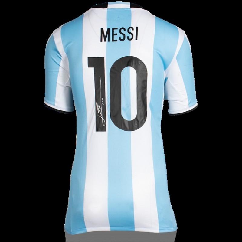 Lionel Messi Signed Argentina Jersey 2016-2017
