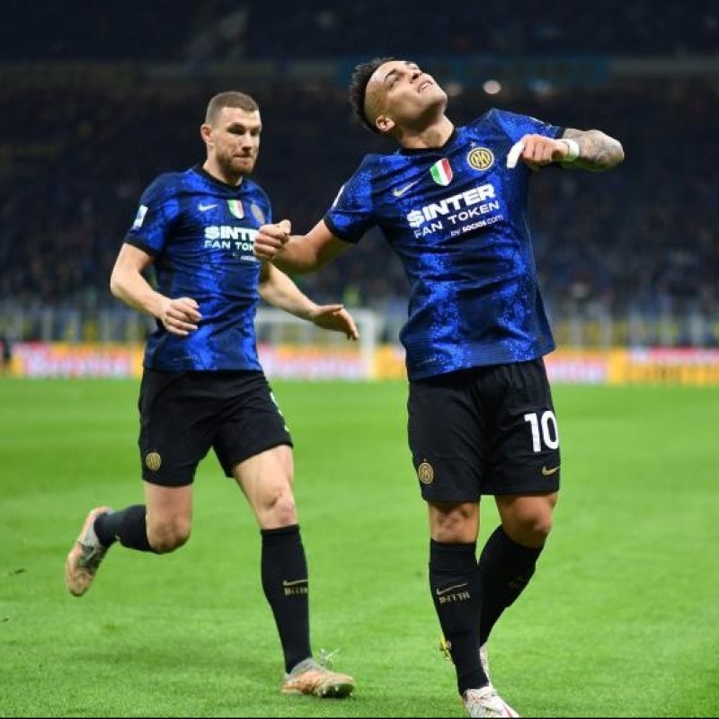 Lautaro's Inter Match Shorts, 2021/22