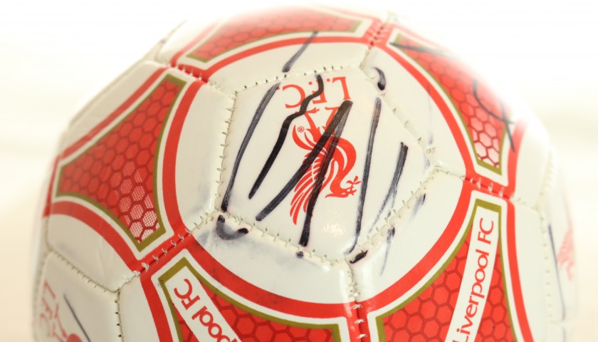 Liverpool FC Mini-Ball - Signed by the Players - CharityStars