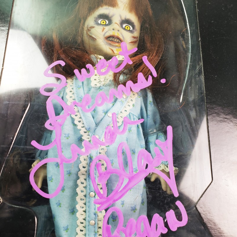 Linda Blair “The Exorcist” Hand Signed Doll