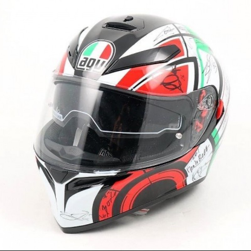 AGV Helmet Signed by Moto GP, Moto 2 and Moto 3 Drivers