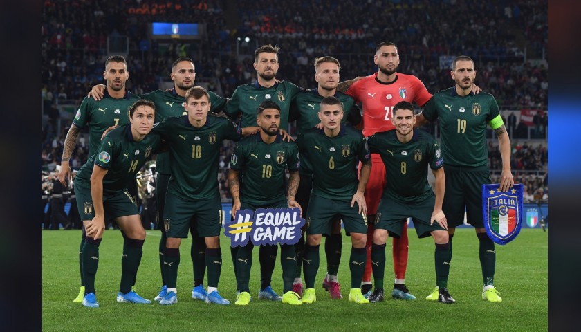 Spinazzola's Match Shirt, Italy-Greece 2019 - CharityStars