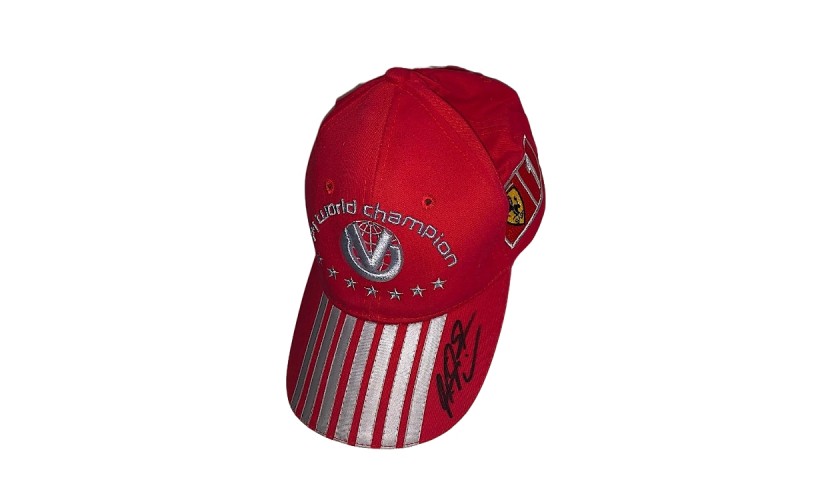 Cappellino Ferrari di Michael Schumacher - Autografato - CharityStars