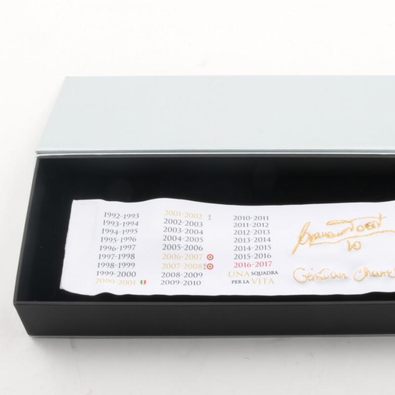 Special Edition Francesco Totti Box - Signed Captain armband