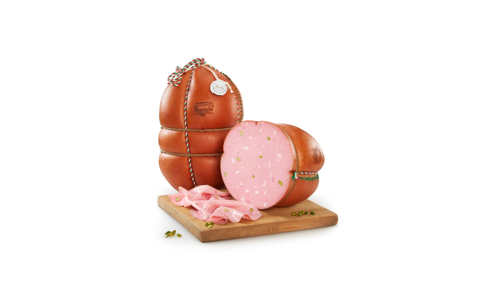 Mortadella con pistacchi Favola Gran Riserva Palmieri Salumi CharityStars
