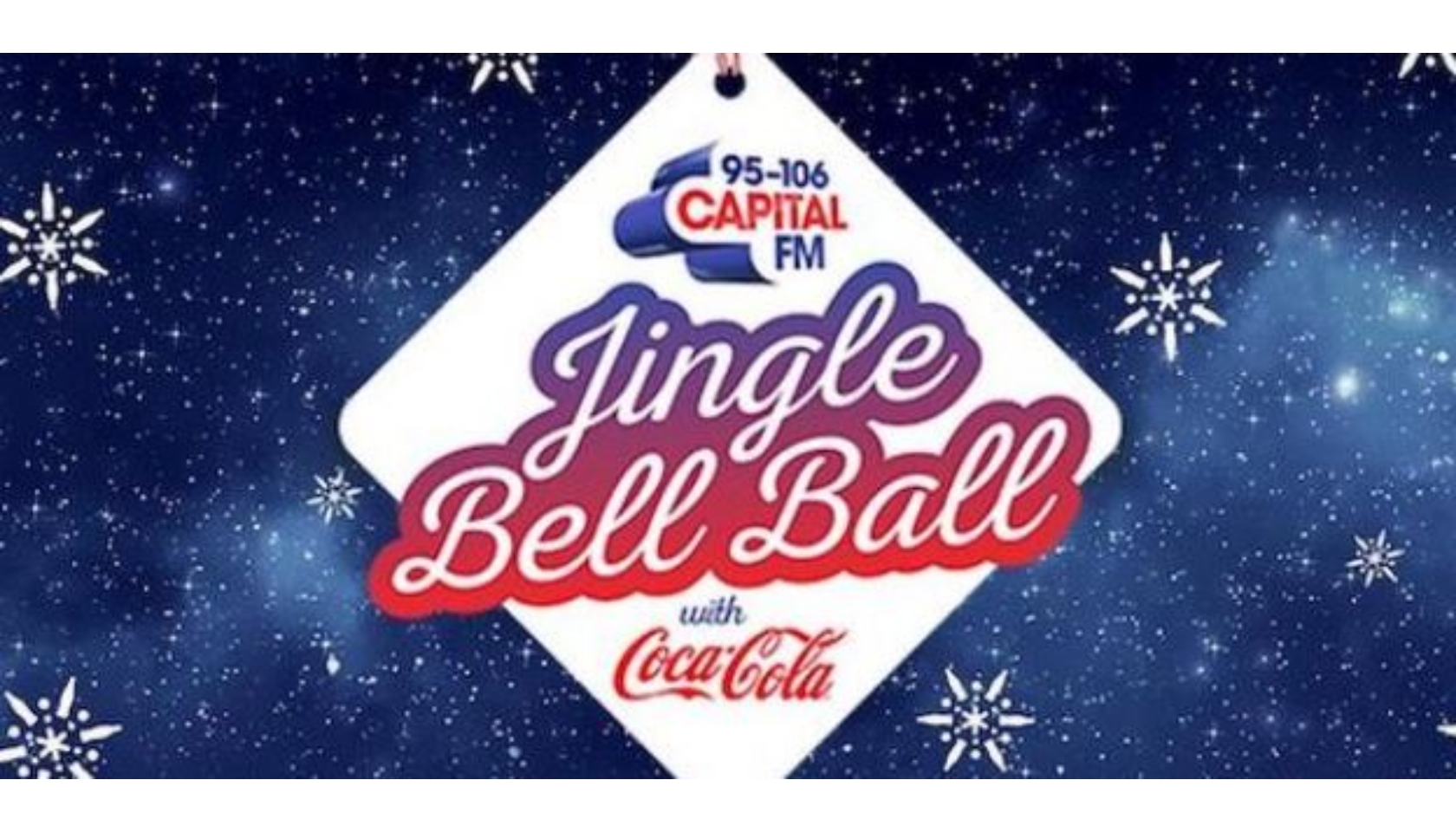 Two Tickets to the Jingle Bell Ball on Saturday December 8 2018