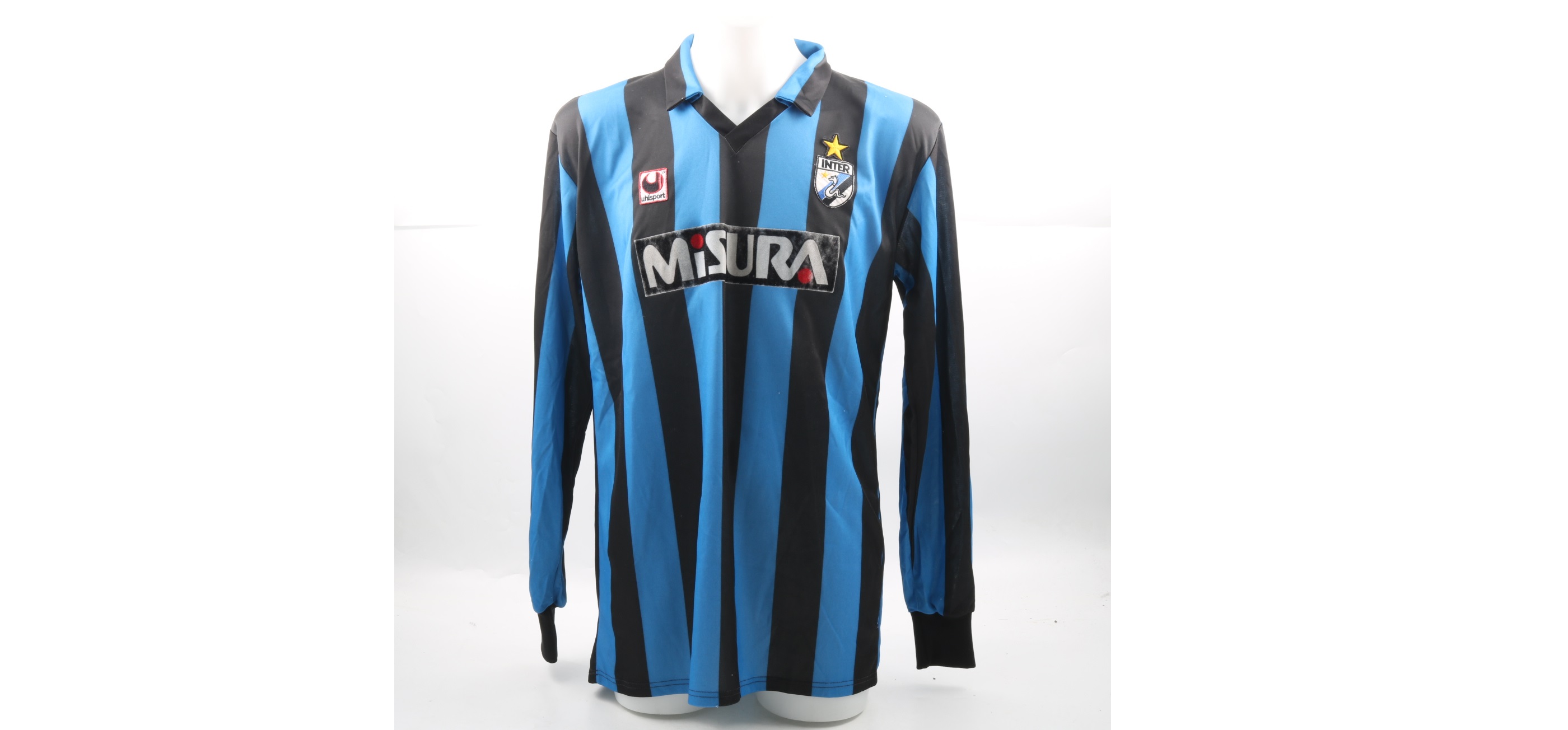 MAGLIA HOME INTER UHLSPORT N4 1988 1989