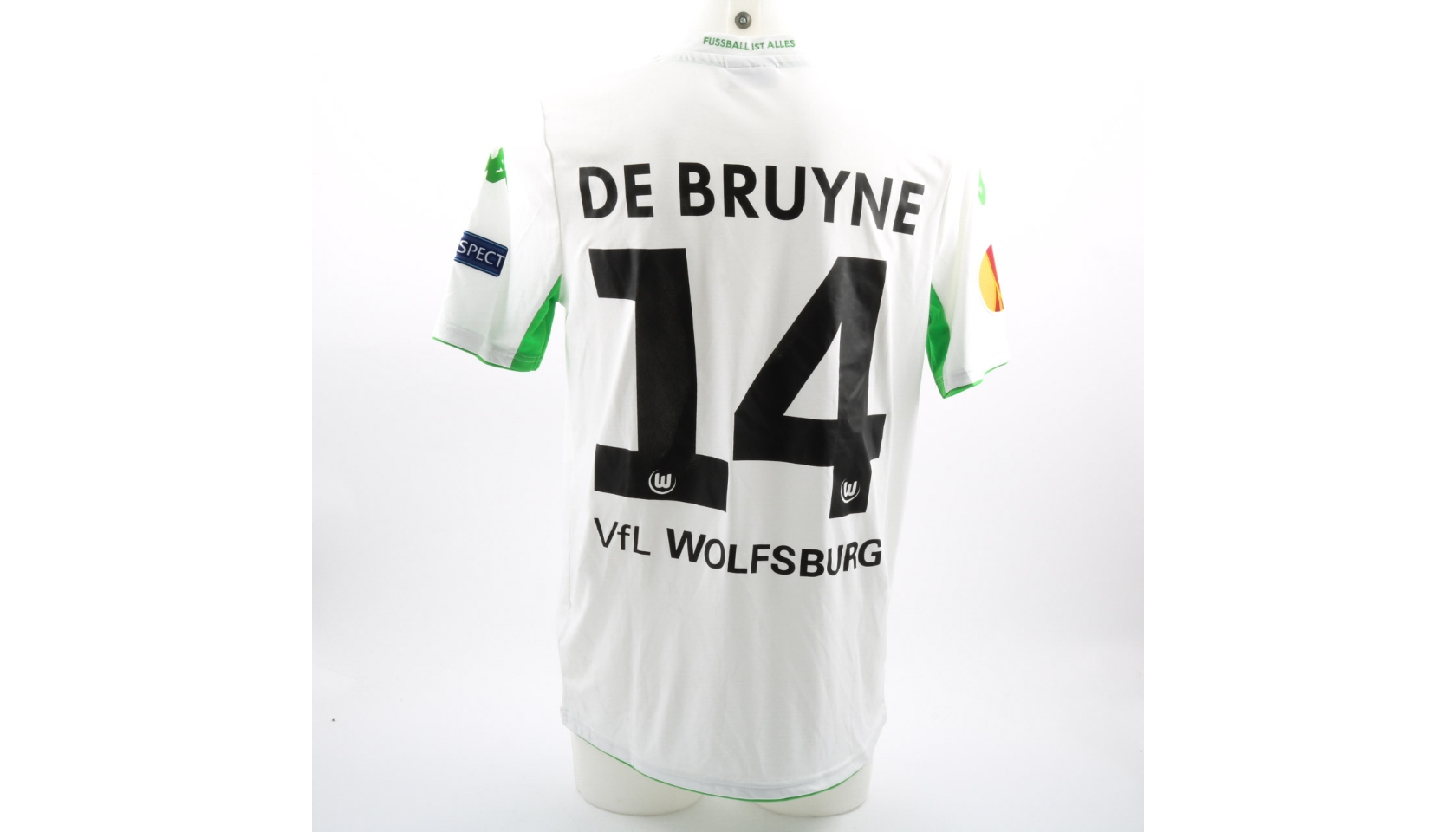 Kevin De Bruyne Match Worn/Issued Wolfsburg Football Shirt CharityStars