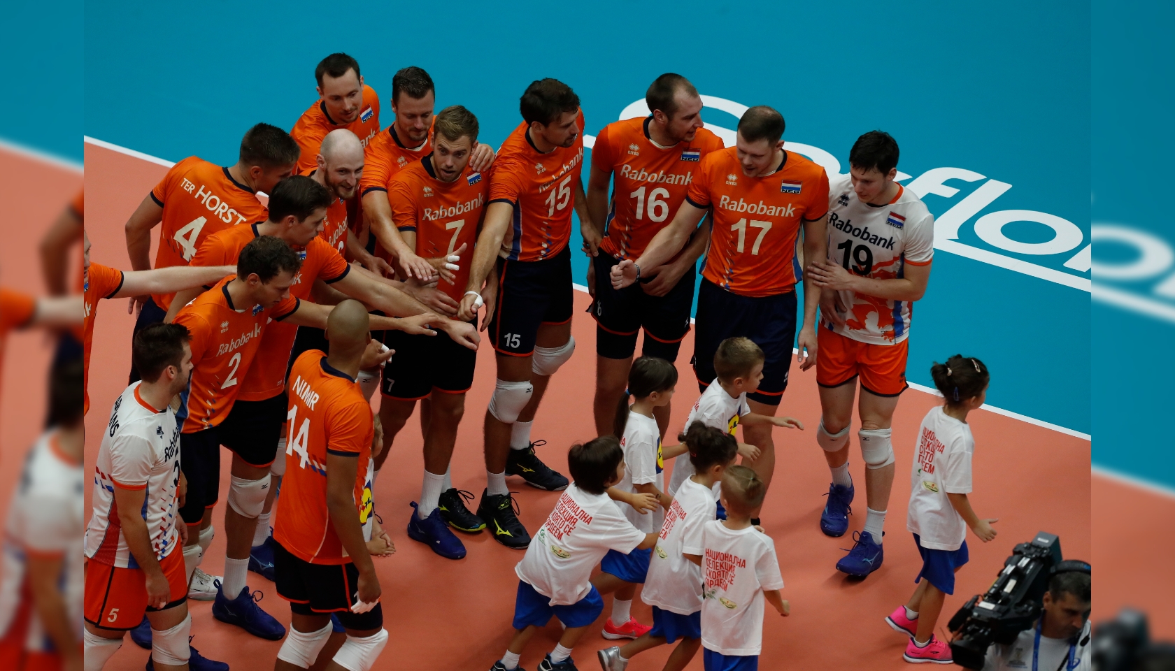 Official FIVB Volleyball Signed by the Netherlands National Volleyball