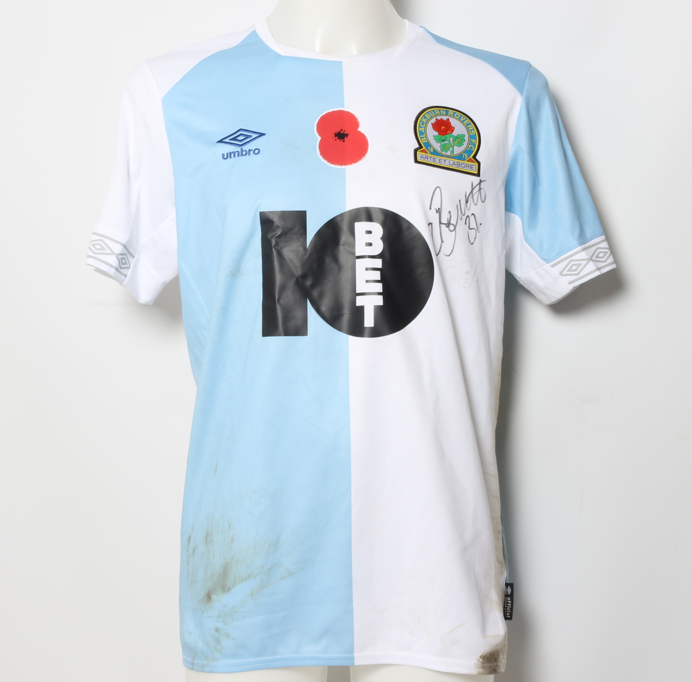 Blackburn Rovers Signed Poppy 