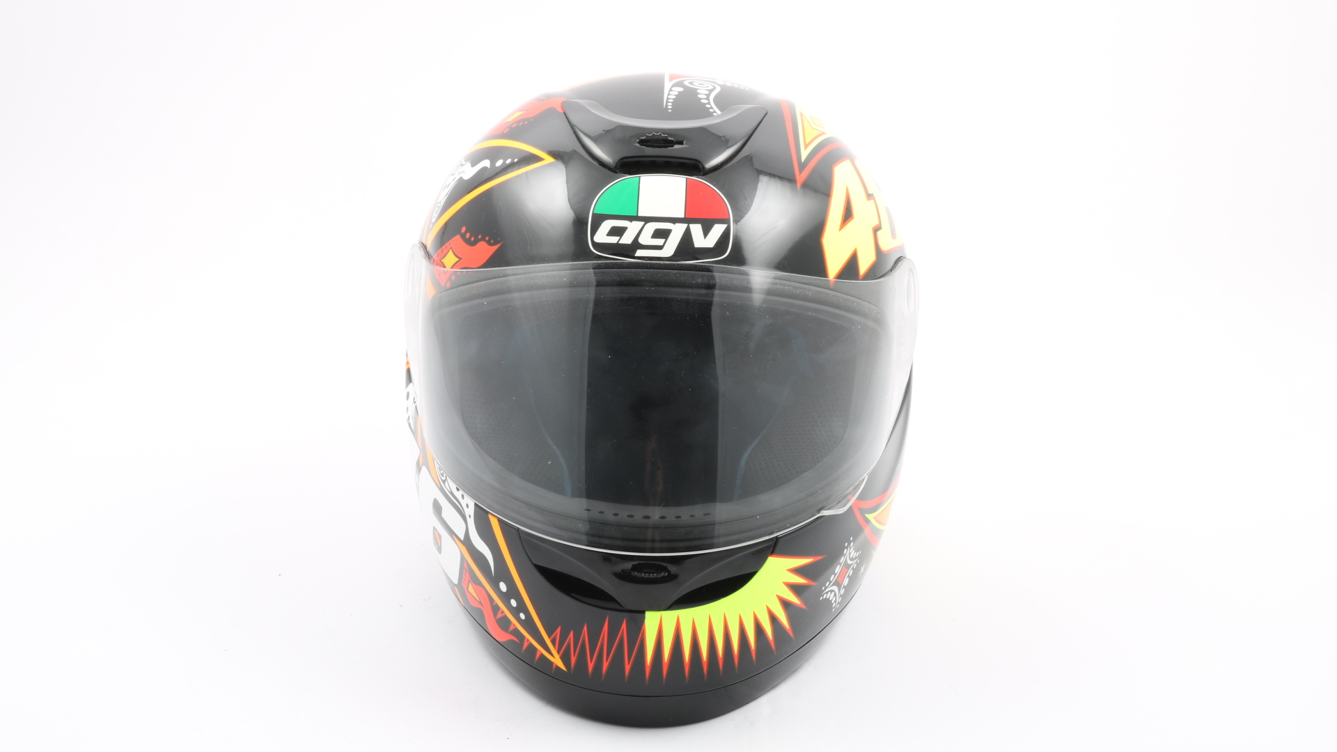 Replica casco AGV autografato da Valentino Rossi - CharityStars